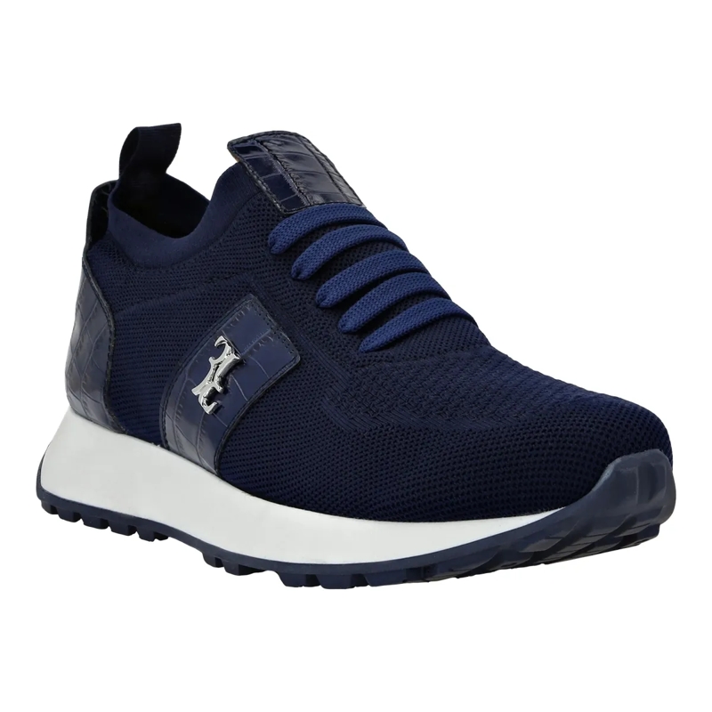 BILLIONAIRE Low-Top-Sneaker Low-Top Turnschuhe Crocco Print schwarz