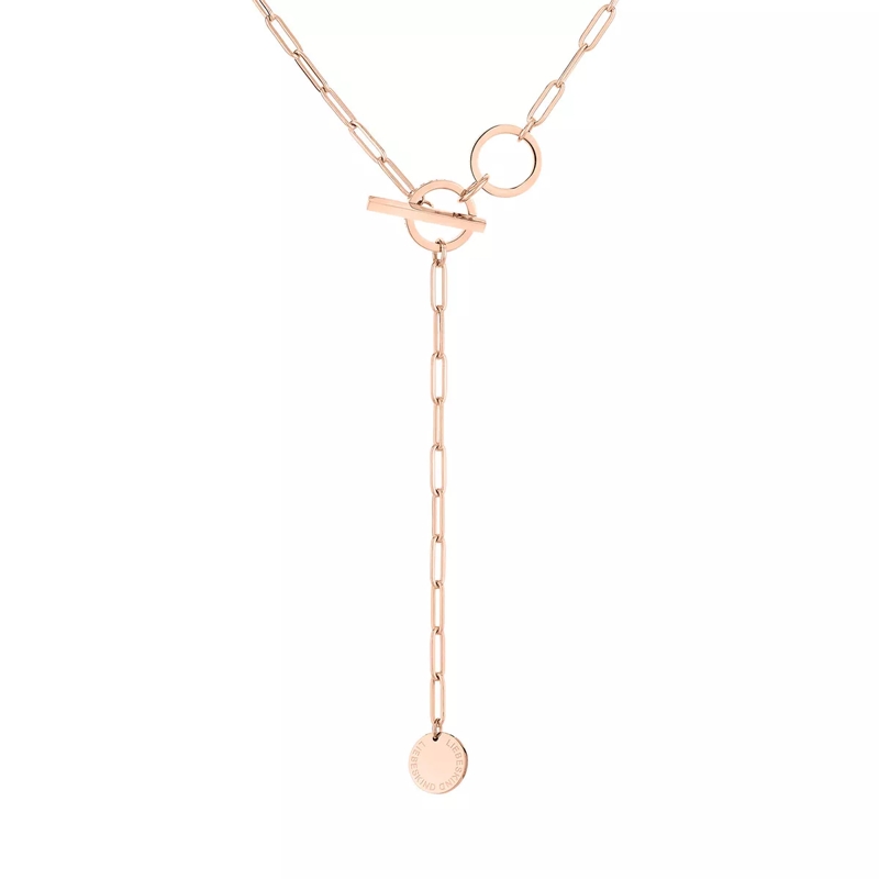 Liebeskind Berlin Mittellange Halskette Necklace Rose Gold