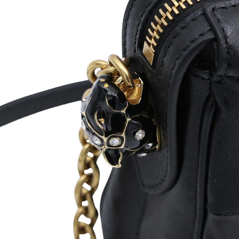 Valentino Garavani Schultertasche Chevron Quilted Black Leather Handbag Black(Image 4)