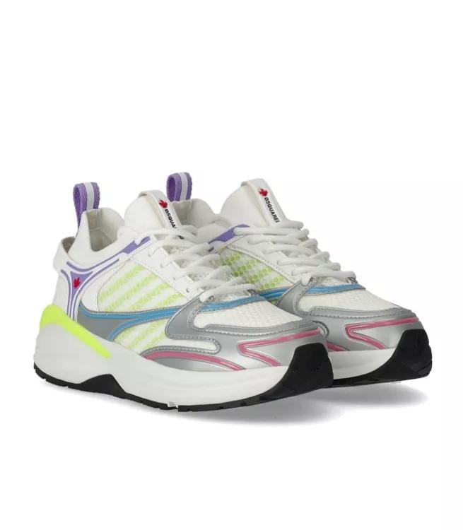 Thumbnail - Dsquared2 Low-Top Sneaker - Dash White Multicolor Sneaker - Gr. 40 (EU) - in Weiß - für Damen