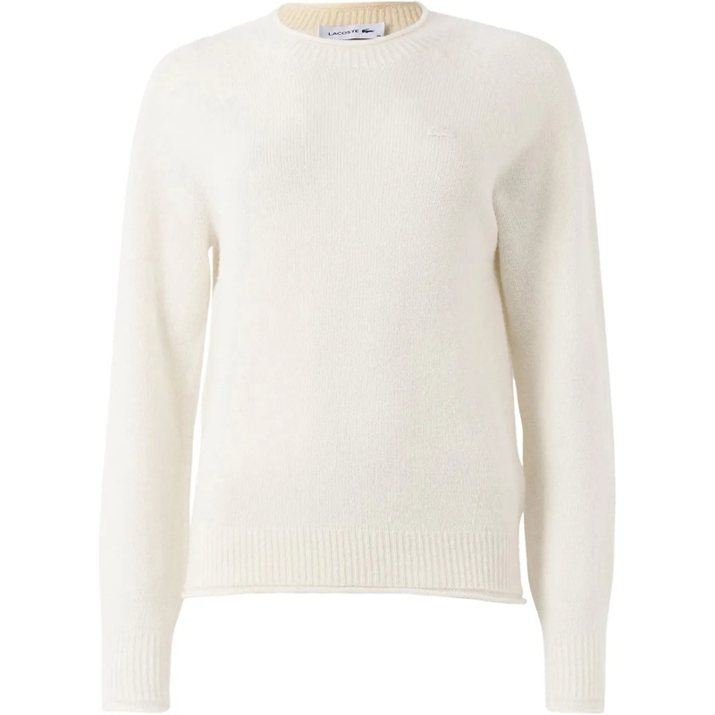 Lacoste  Sweaters Ivory weiß