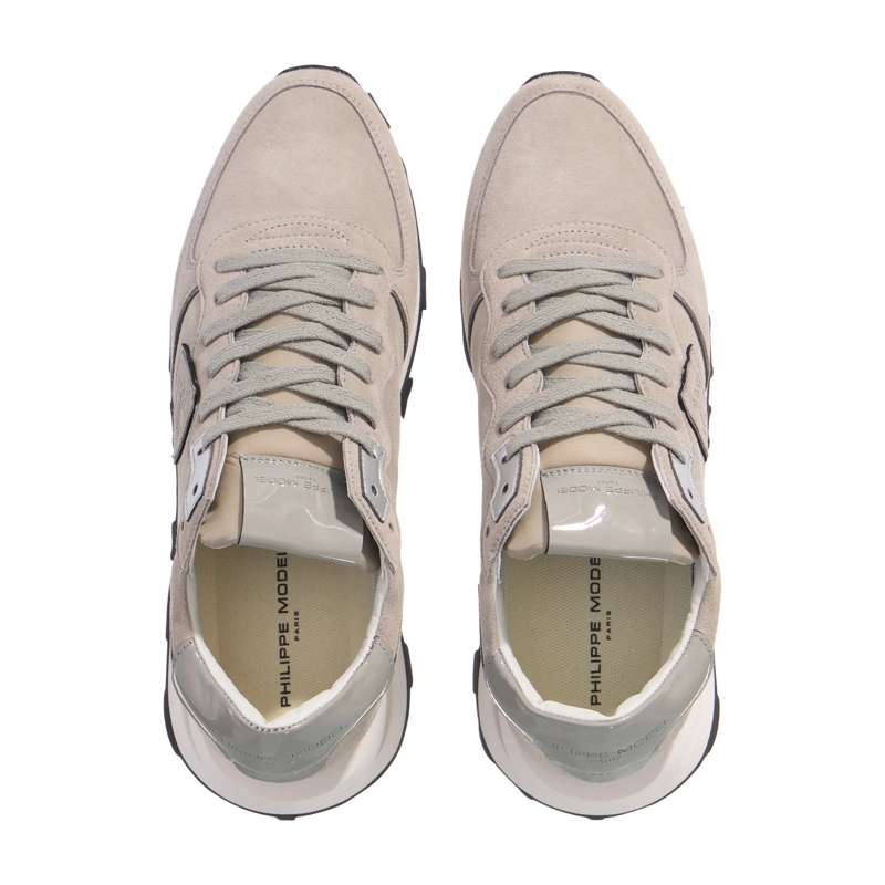 Philippe Model Low-Top-Sneaker Tropez Haute Low Woman Daim_Gris(Image 6)