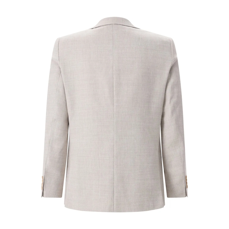 WILVORST Anzugjacke Anzugsakko aus Schurwoll-Mix beige(Image 2)