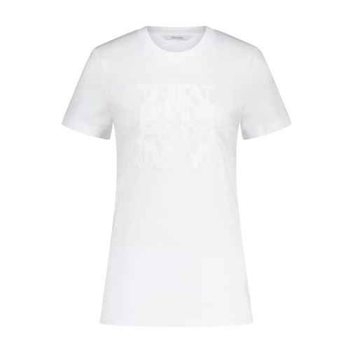 Max Mara T-Shirt Taverna mit Stickerei 48104419688794 Weiß 