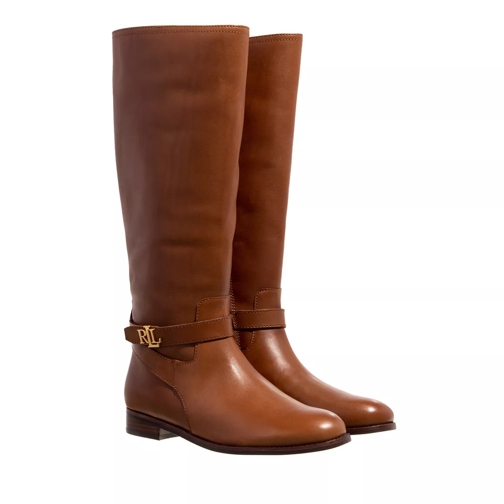Lauren Ralph Lauren Brittaney Boots Deep Saddle Tan Stiefel