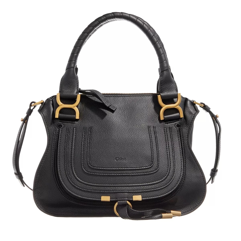 Chloé Tote Marcie Shoulder Bag Small Black