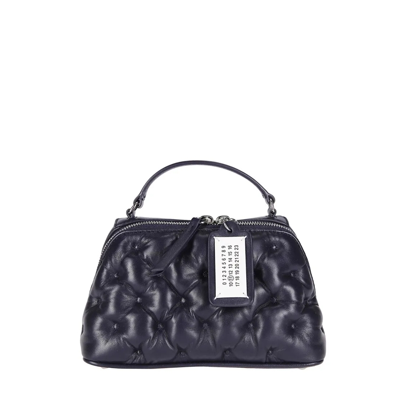 Maison Margiela Schultertasche Quilted Nappa Leather Shoulder Bag Grey