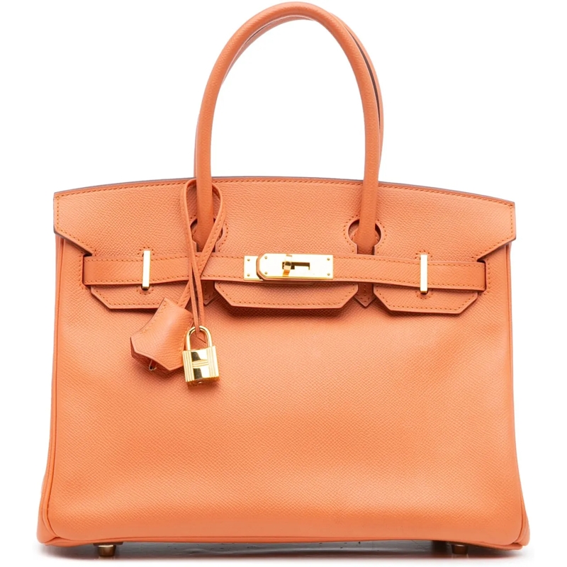 Hermès Tote Epsom Birkin Retourne 30 orange