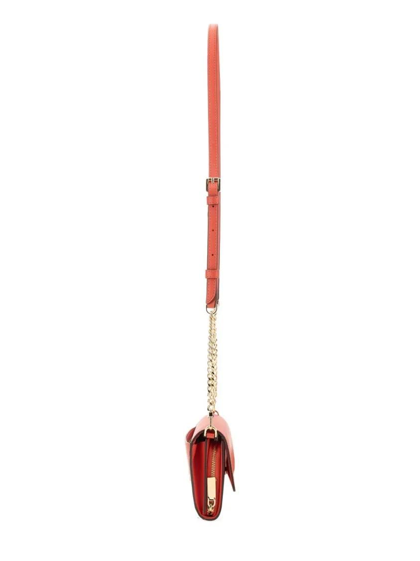 Thumbnail - Michael Kors Portemonnaie - Cow Leather Wallet With Detachable Shoulder Strap - Gr. unisize - in Rot - für Damen