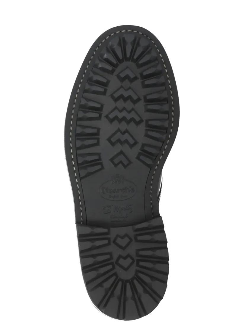 Thumbnail - Polished Black Leather Lace-Up Shoes - Gr. 9 - in Schwarz