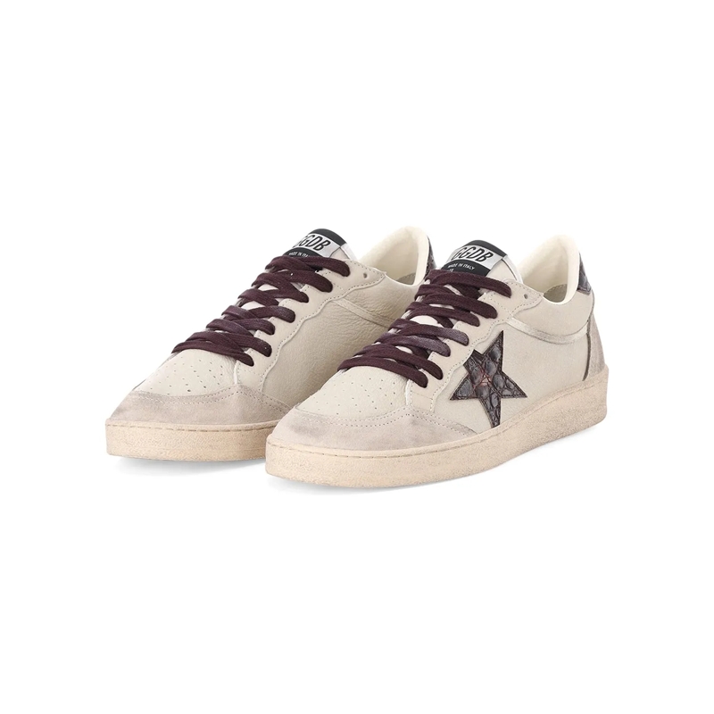 Golden Goose Low-Top-Sneaker Sneaker Ball Star grau