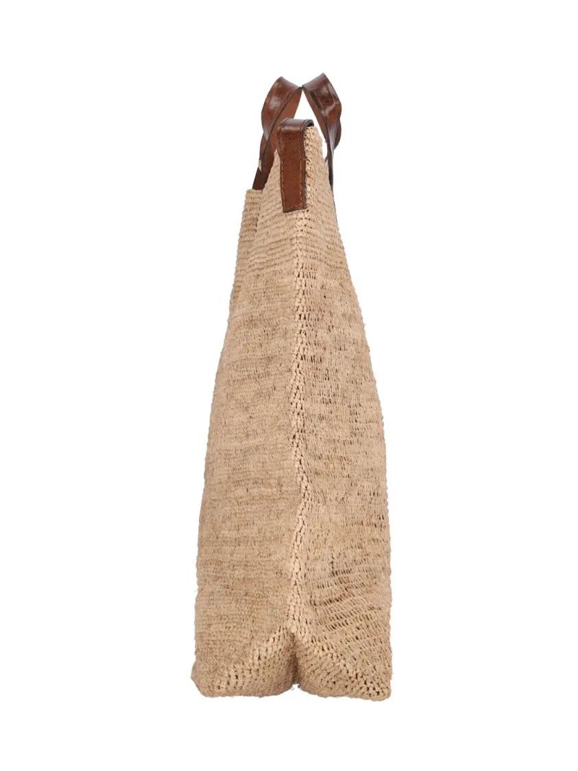 Thumbnail - IBELIV Shopper & Totes - "Flamingo" Tote Bag - Brown - Gr. unisize - in Braun - für Damen