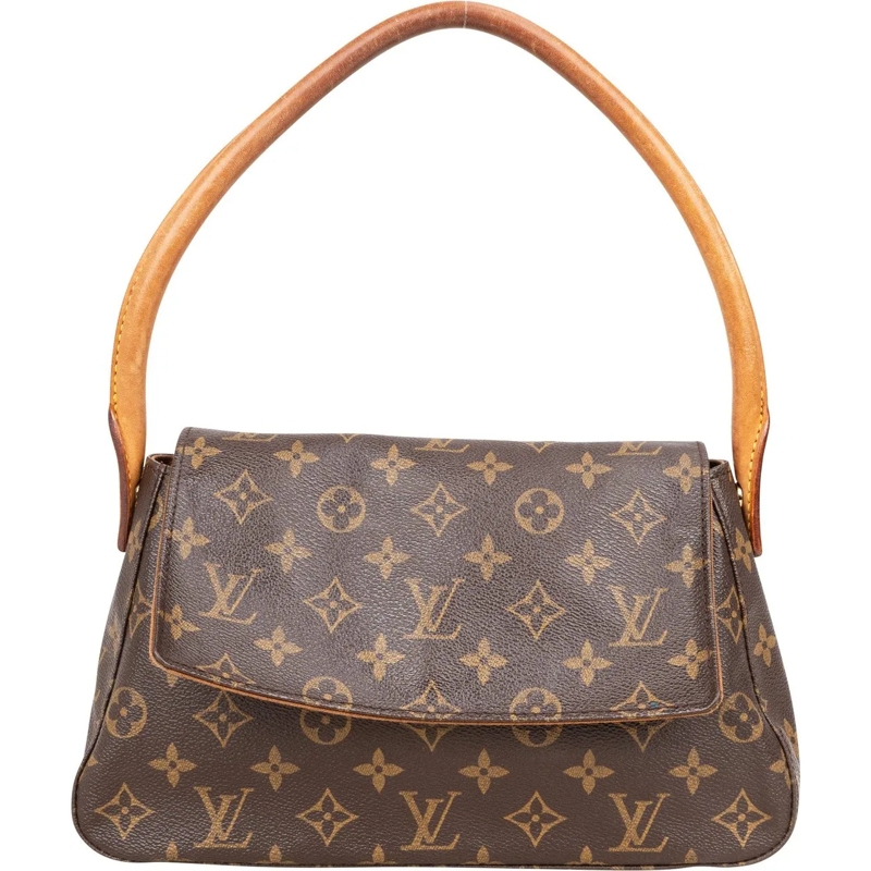 Louis Vuitton Tote Louis Vuitton Canvas Monogram Looping PM Shoulder  braun