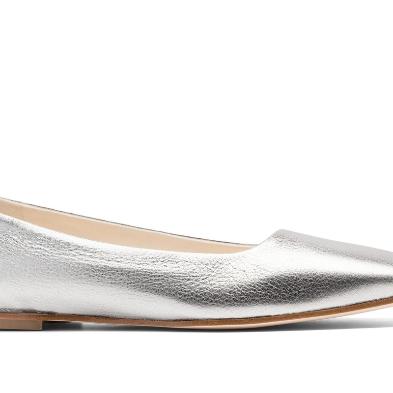 Henry Stevens Ballerines Ballerinas Audrey B silber(Image 3)