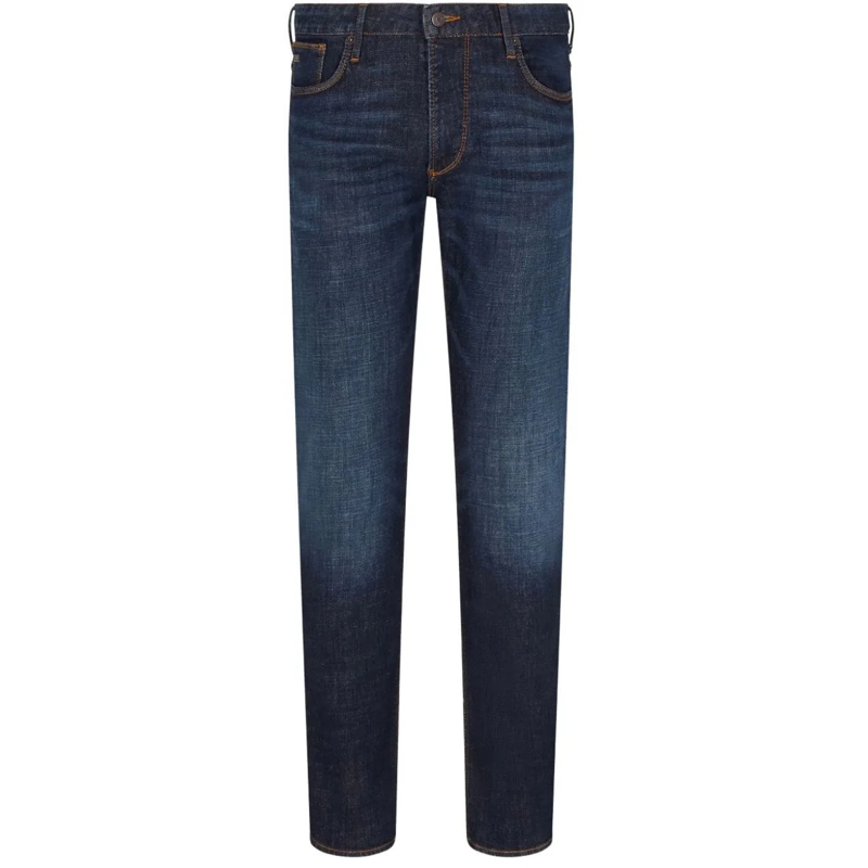 Emporio Armani Jeans à jambe droite Jeans Blue blau
