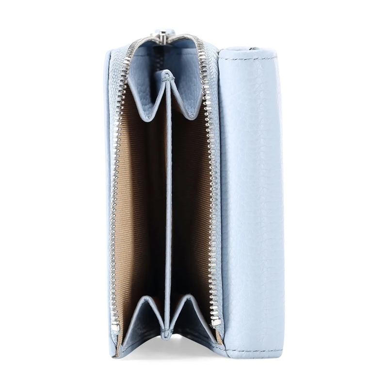 Gianni Chiarini Portemonnaie mit Zip-Around-Reißverschluss Kleines Portemonnaie blau(Image 3)