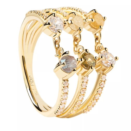PDPAOLA Juno Gold Ring Gold Anello multi-ring