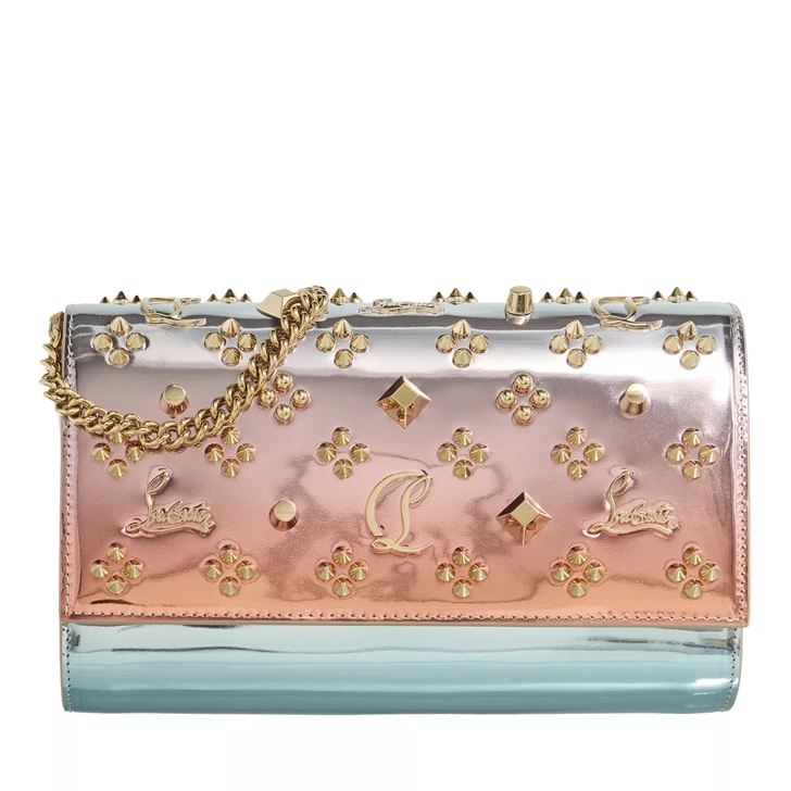 Christian Louboutin Paloma Clutch For Women Red Light Blue Clutch