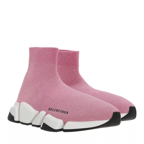 Balenciaga Speed 2.0 Sneakers Pink White Black Slip-On Sneaker