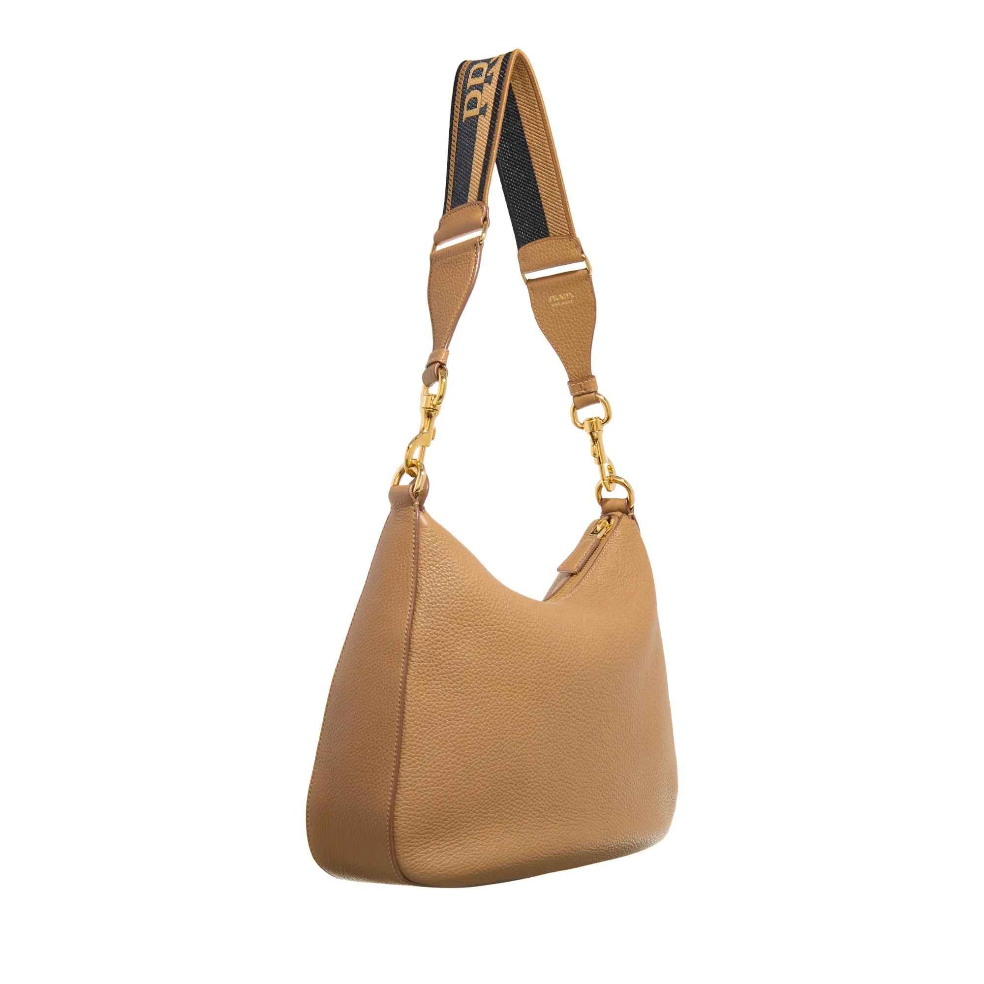 Prada Hobo bags Leather Bag in bruin