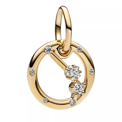 Pandora Aries Zodiac Dangle Charm gold Hanger