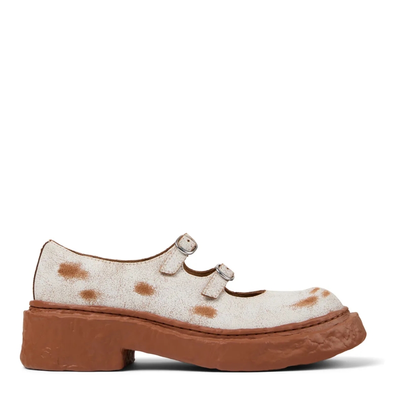 Camperlab Schnürschuhe Mokassins Vamonos weiss