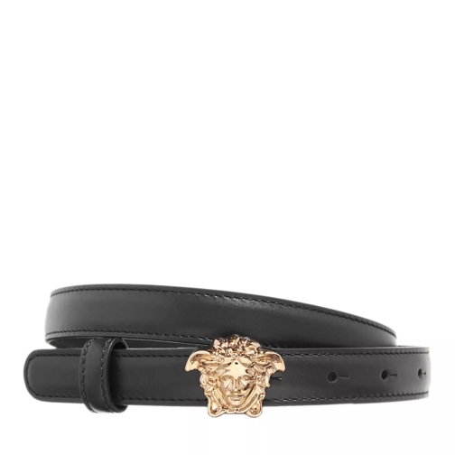 Versace Belt Leather Black Ceinture en cuir