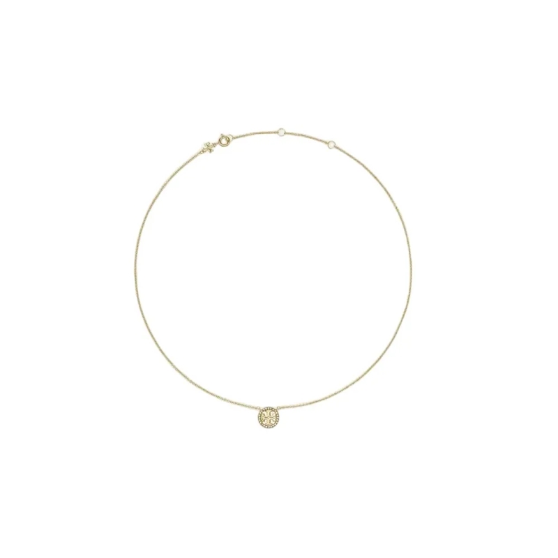 Tory Burch Collier moyen Miller Pave Pendant Necklace Not Applicable