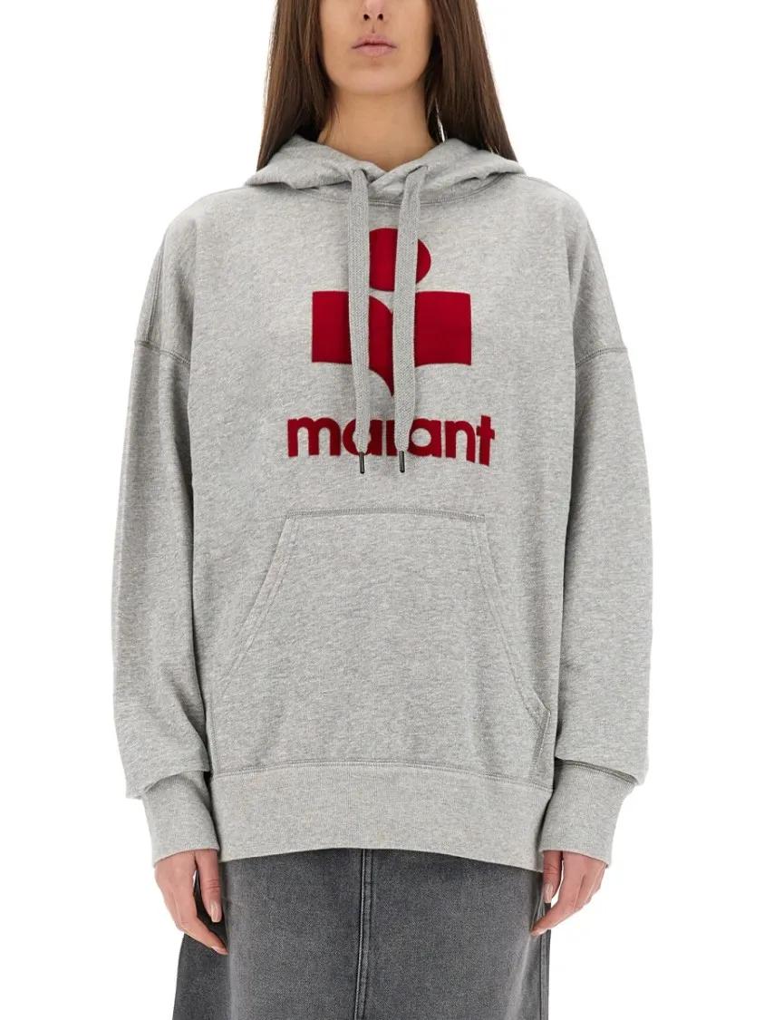 Thumbnail - Etoile Isabel Marant - "Mansel" Sweatshirt - Größe 38 - grau