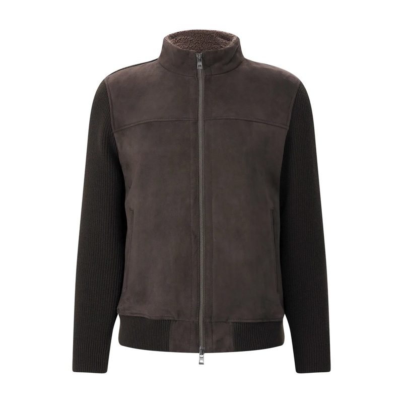 GMS-75 veste Jacke aus Leder braun