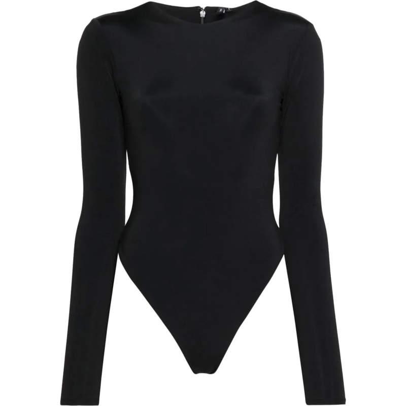 ENTIRE STUDIOS T-Shirt Ls Bodysuit Soot schwarz