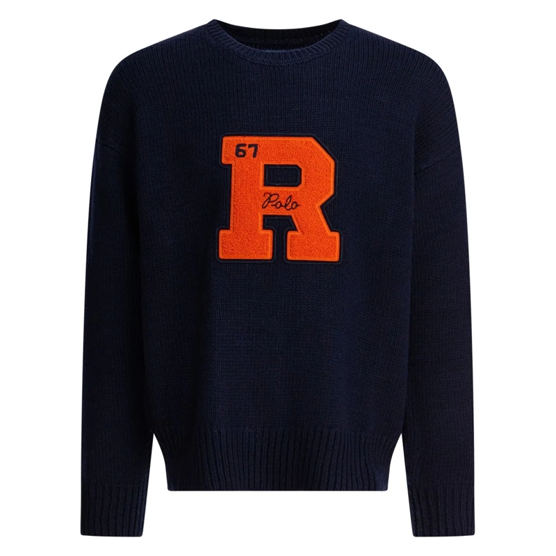 Polo Ralph Lauren Pullover "Vintage" Crewneck Sweater Black