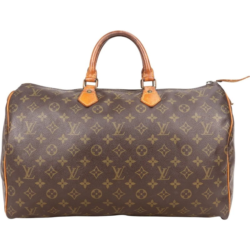 Louis Vuitton Tote Louis Vuitton Canvas Monogram Speedy 40 Handbag braun