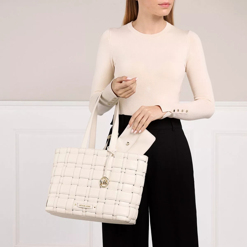 MICHAEL Michael Kors Shopper Ivy Tote Bag Light Cream(Image 2)