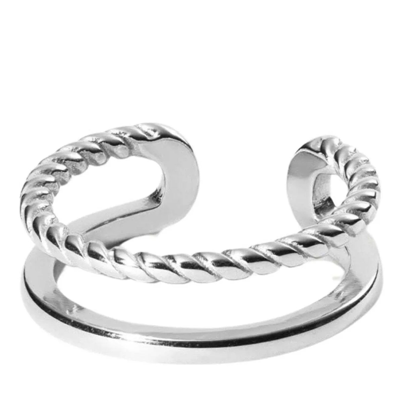 Purelei Ring Ring Mau silber