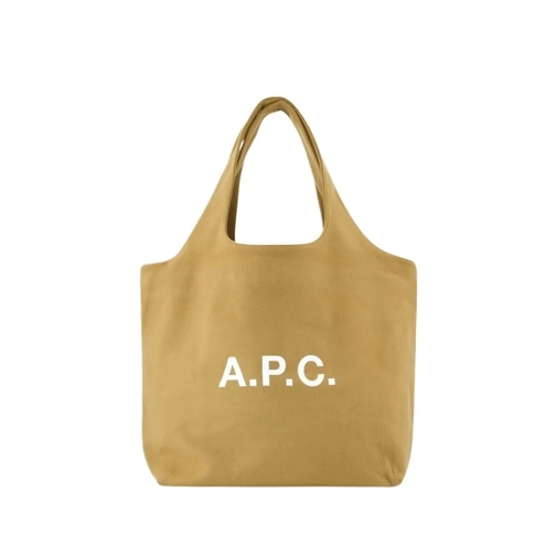 A.P.C. Fourre-tout Tote Ninon - Wool - Brown Brown