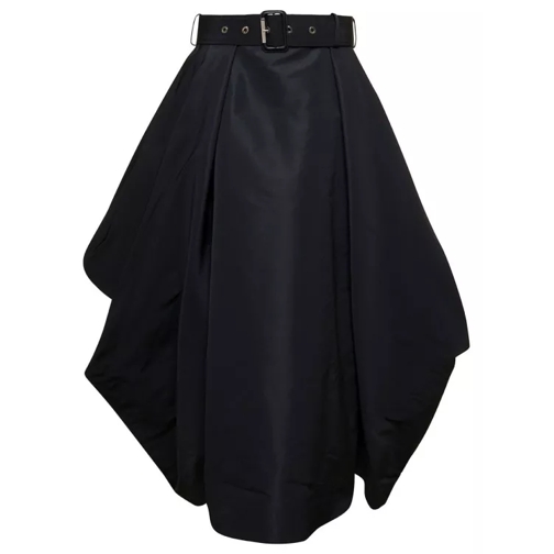 Alexander McQueen Skirt Polyfaille Black 