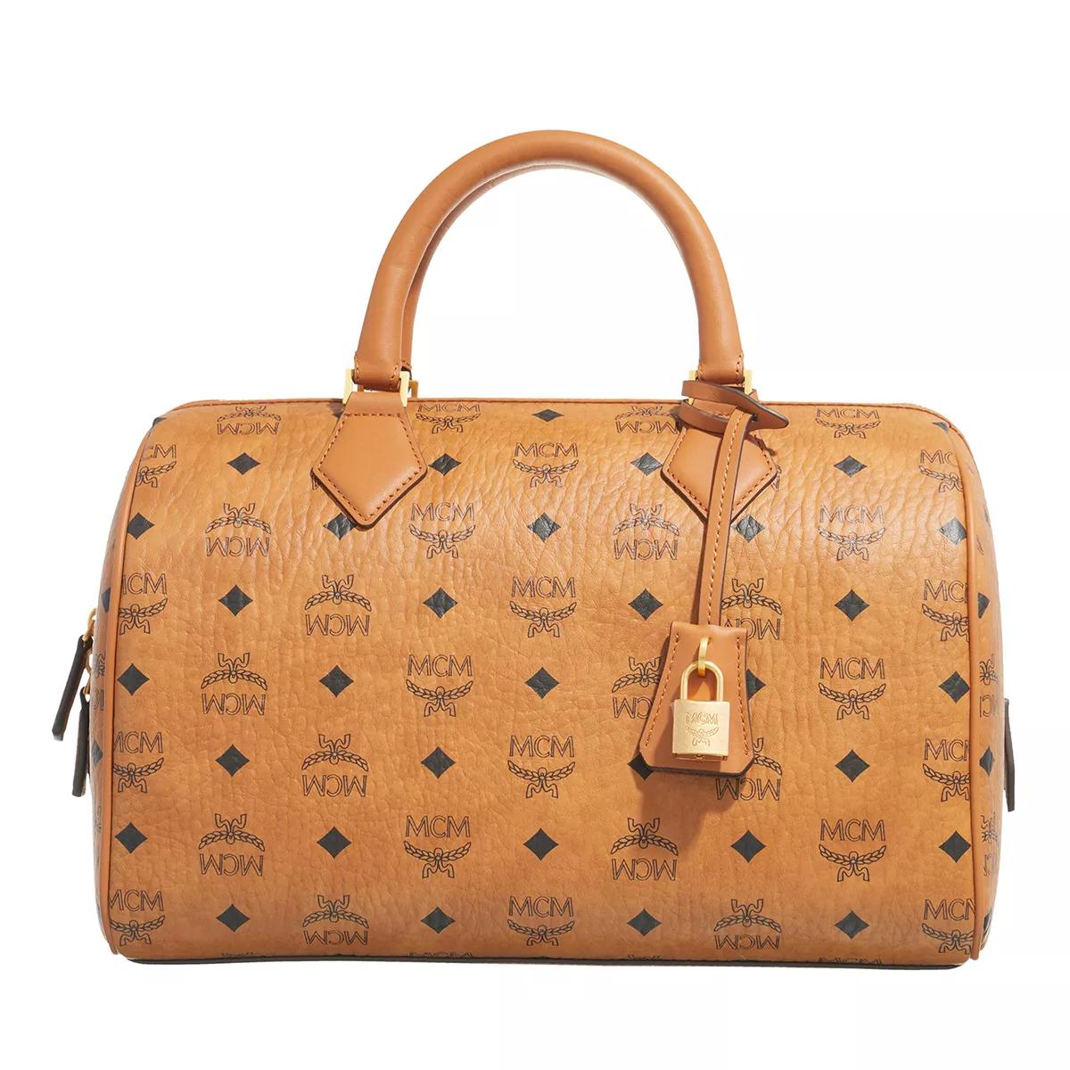 Mcm boston handbag hot sale