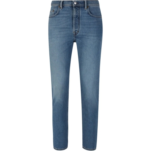 Acne Studios Jeans à jambe fine Slim Fit River Jeans blau