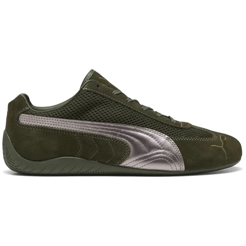Puma Low-Top-Sneaker Puma Speedcat Premium Dark Olive Matte Silver silber
