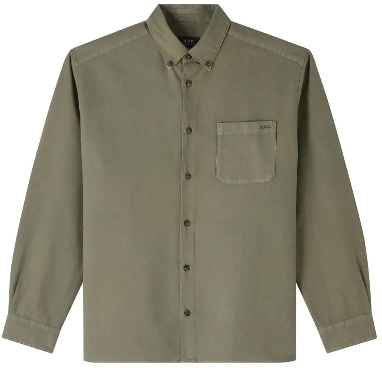 Thumbnail - A.P.C. - Shirt khaki - Größe S - grün