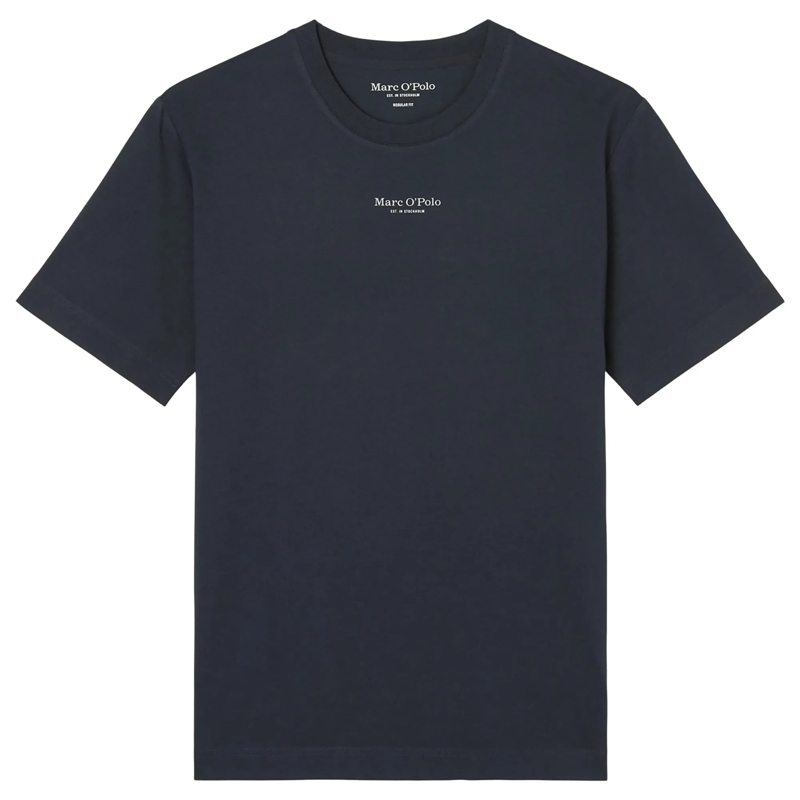 Marc O´Polo Hemd Medium-Logo 1er Pack blau