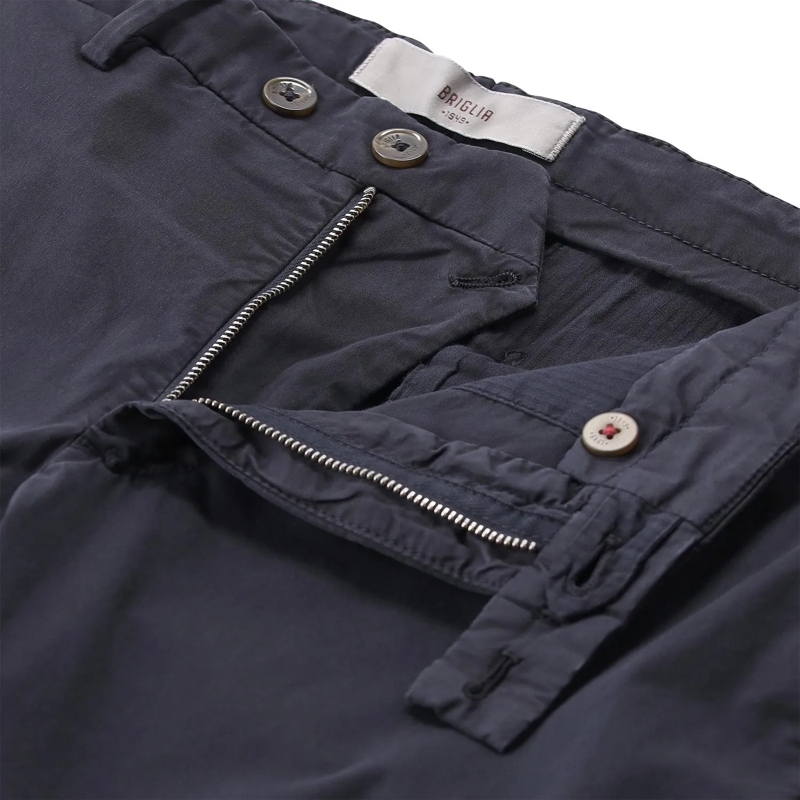 Briglia Casual broeken Slim-Fit Chinohose weiß(Image 12)