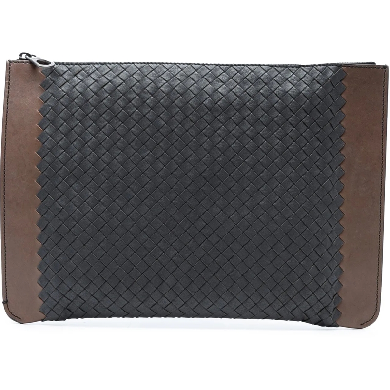 Bottega Veneta Clutch Bicolor Nappa Intrecciato Clutch blau