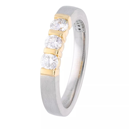 VOLARE Ring with 3 diamonds zus. 0.40ct bicolor Diamond Ring