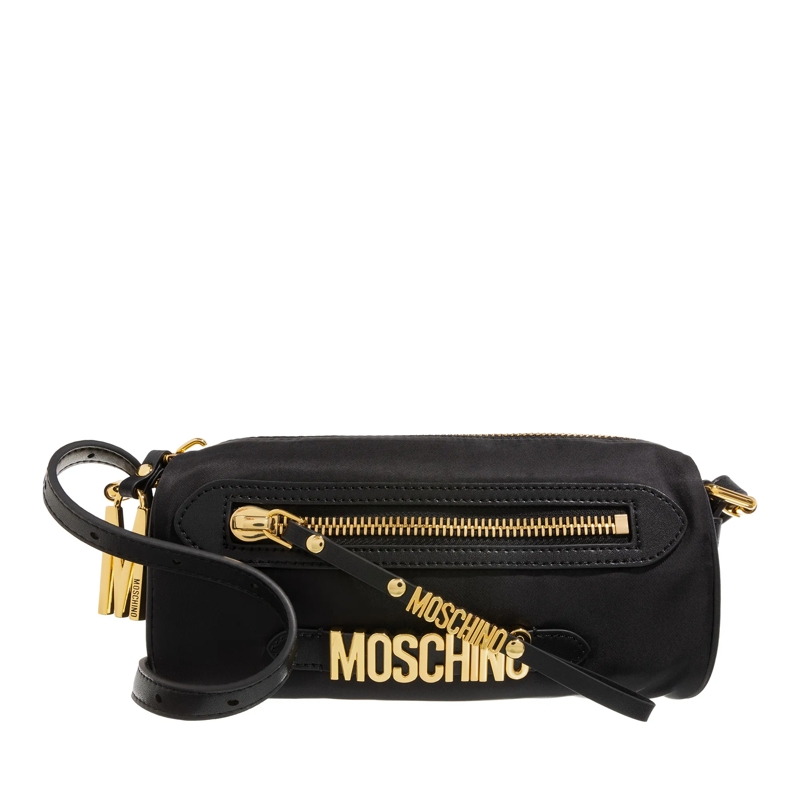 Moschino Barrel Bag Shoulder Bag Fantasia Nero