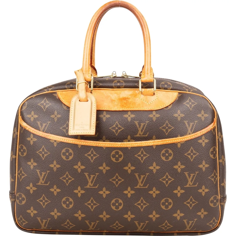 Louis Vuitton Tote Louis Vuitton Canvas Monogram Deauville Handbag braun