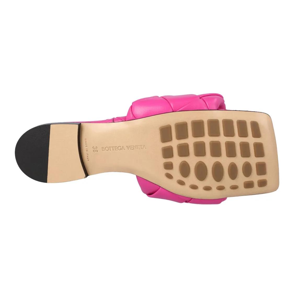Thumbnail - Bottega Veneta Sandalen - Lido Flat Sandal Pink - Gr. 38 (EU) - in Rosa - für Damen