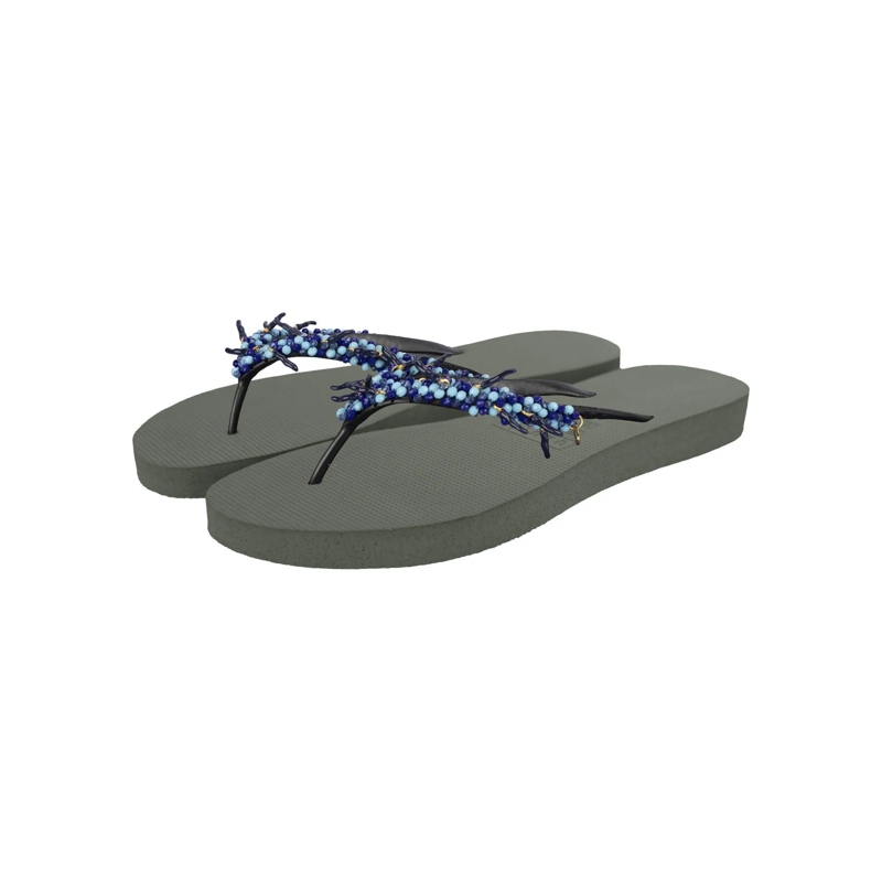 UZURII Flip Flops Zehentrenner Peppi dunkel-grün(Image 2)