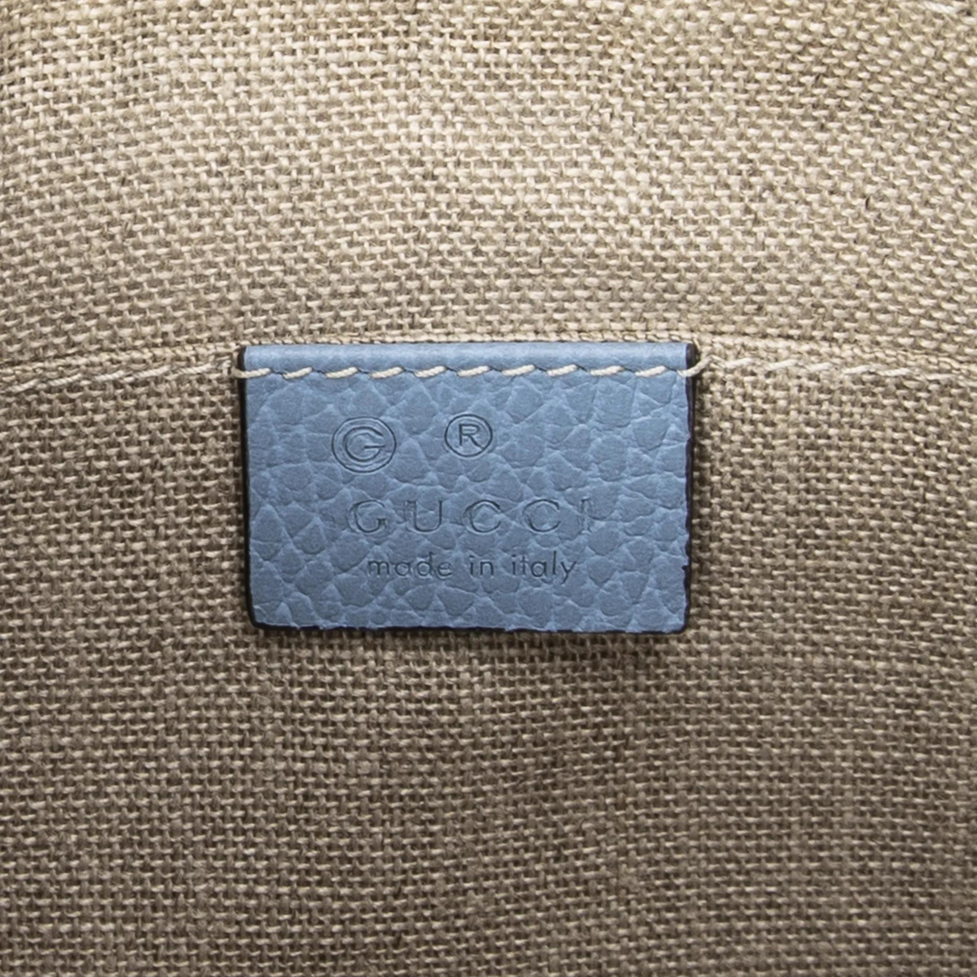 Thumbnail - Gucci Crossbody Bags - Small Bamboo Tassel Zip Clutch - Gr. unisize - in Blau - für Damen